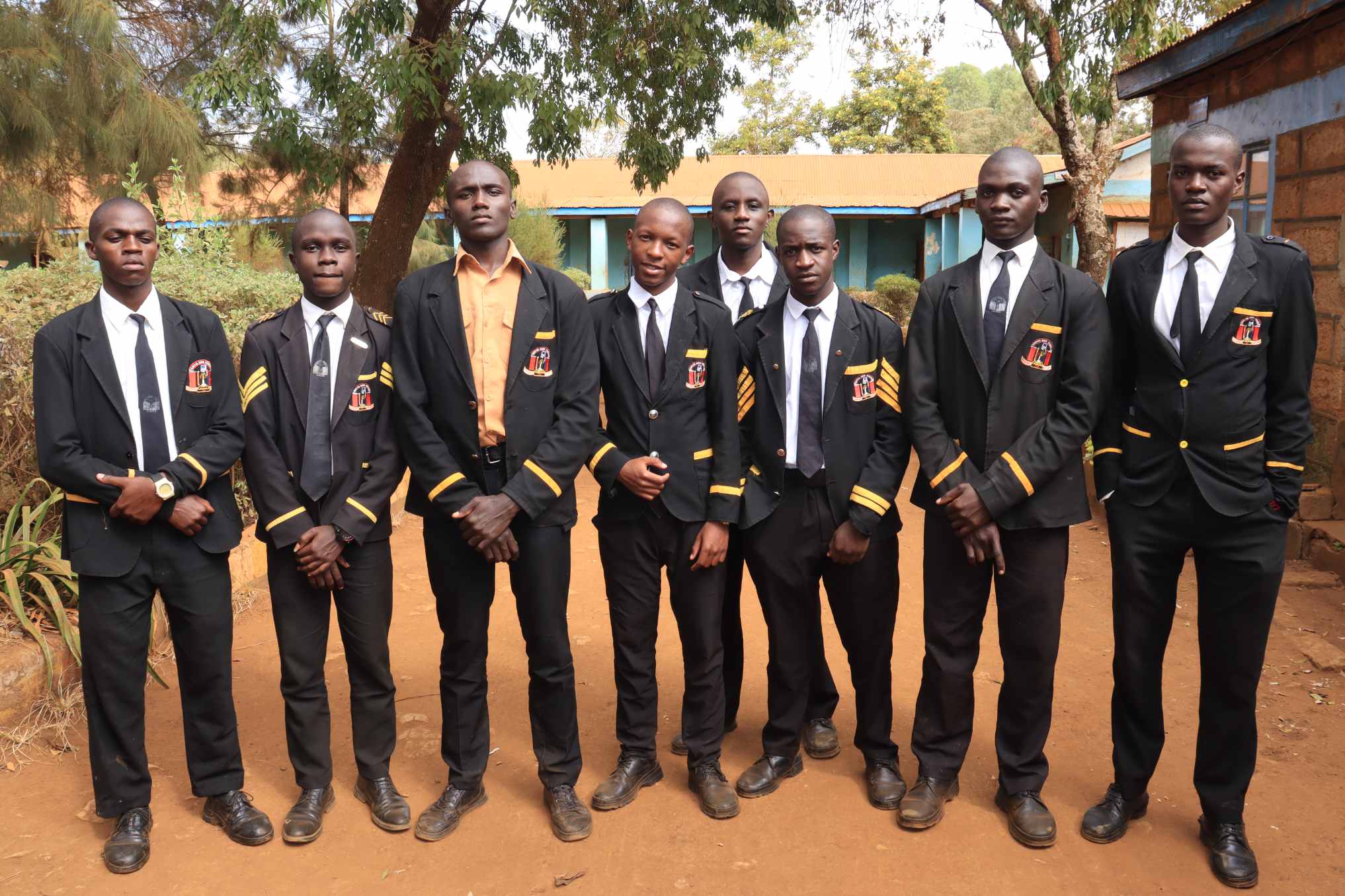 Kinyui Boys Senior School students and compound